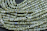 Marble Labradorite Heishi Discs Beads 2x4mm 3x6mm 15.5" Strand