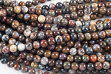 Natural Pietersite Beads smooth round sizes, 8mm- In Full 15.5 inch Strand- AA Quality - Original Stock Very Rare! AAA Quality Smooth