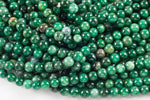 Natural Rare African Green Jade Beads 4mm 6mm 8mm 10mm Round Beads 15.5" Strand Gemstone Beads