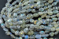 Natural Labradorite Nuggets Beads -16 Inch strand - Wholesale pricing AAA Quality- Full 16 inch strand Gemstone Beads