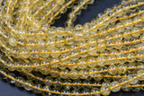 Natural Golden Rutilated Quartz, High Quality in Round- 6mm, 8mm 10mm, 12mm, 14mm, 16mm- AA High Quality! AAA Quality Gemstone Beads