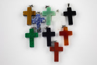 Gemstone Crosses - 30x45mm- 1 piece