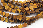 Tiger Eye Star Beads 10mm 7'' Strand