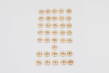 Letter Connectors 14K Gold Filled / Sterling Silver 6mm Alphabet Number Connector Bracelet - Initial Charm Disk Permanent Jewelry Supplies