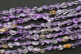 Natural Ametrine Nuggets Beads -16 Inch strand - Wholesale pricing AAA Quality- Full 16 inch strand Gemstone Beads