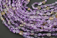 Natural Ametrine Nuggets Beads -16 Inch strand - Wholesale pricing AAA Quality- Full 16 inch strand Gemstone Beads