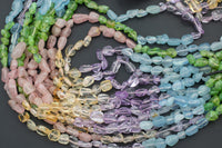 Natural Multi Gemstone Nuggets Beads -16 Inch strand - Wholesale pricing AAA Quality- Full 16 inch strand Gemstone Beads