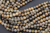 Autumn 0Agate 4mm 6mm 8mm 10mm 12mm Round Beads AAA Grade Amazing Eyes Bands Veins Antique Boho Mala Beads 15.5" Strand