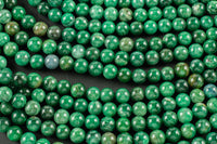 Natural Rare African Green Jade Beads 4mm 6mm 8mm 10mm Round Beads 15.5" Strand Gemstone Beads