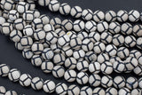 Dzi Beads Matte Round Beads. A Quality -Full Strand 15.5 inch Strand 6mm, 8mm, 12mm, or 14mm Beads