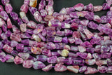 Natural Pink Tourmaline Nuggets Beads -16 Inch strand - Wholesale pricing AAA Quality- Full 16 inch strand Gemstone Beads