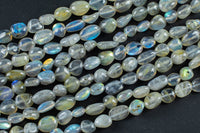 Natural Labradorite Nuggets Beads -16 Inch strand - Wholesale pricing AAA Quality- Full 16 inch strand Gemstone Beads