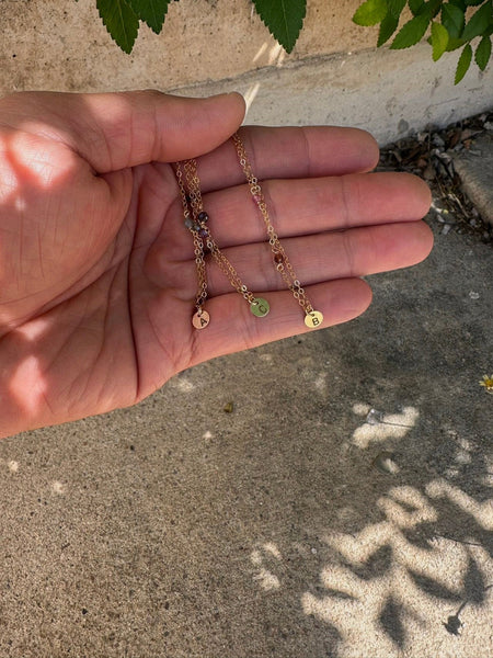 Letter Connectors-14kt Gold Filled Alphabet Charms for Bracelet or Necklace- Permanent Jewelry Supplies Wholesale- 6mm