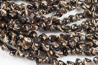 Mother of Pearl Nugget Strand- 15.5 inches- 38 pcs- 10-11mm