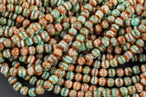 Dzi Beads Faceted Round Beads. A Quality -Full Strand 15.5 inch Strand 6mm, 8mm, 12mm, or 14mm Beads