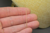 Gold Filled Head Pin Headpins - 24 Ga- 14/20 Gold Filled- USA Product-1.5 Inches- 10 pieces per order