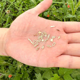 North Star Connector - Tiny 14Kt Gold Filled or Sterling Silver - Link for Bracelet or Necklace - Permanent Jewelry Supply