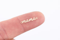 Mama Connector 14K Gold Filled or Sterling Silver Mama Connectors - Mama Link for Bracelet or Necklace - Permanent Jewelry Supply