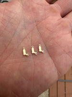 Cowboy Boots Connector - 14Kt Gold Filled or Sterling Silver- Boots Connectors - Bracelet or Necklace - Permanent Jewelry Supply