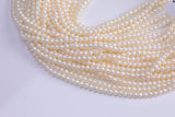 Natural Freshwater Pearl Off round Pearls 4mm