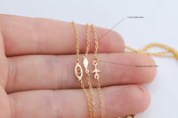 Permanent Jewelry Connectors 14kt Gold Filled Sterling Silver Airplane Peace Sign Evil Eye Bow Turtle Wing Clover Ribbon Made in USA