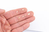 Permanent Jewelry Connectors 14kt Gold Filled Sterling Silver Airplane Peace Sign Evil Eye Bow Turtle Wing Clover Ribbon Made in USA