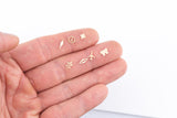 Permanent Jewelry Bow Ribbon Connector 2 sizes- 14kt gold filled or Sterling Silver - Made in the USA - Custom