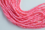 Pink Bamboo Coral Roundel High Quality 5mm Full Strand 16" Gemstone Beads