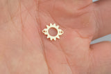 Sun Connector - 14Kt Gold Filled or Sterling Silver- Sun Connectors - Bracelet or Necklace - Permanent Jewelry Supply