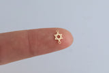 Wholesale Permanent Jewelry Star Of David (1) Connector - 14kt gold filled or Sterling Silver - Made in the USA - Custom
