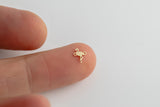 Flamingo Connector - 14Kt Gold Filled or Sterling Silver- Connectors - Bracelet or Necklace - Permanent Jewelry Supply