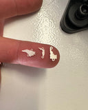 Create a CUSTOM request or logo connector - any small graphic or word- for Permanent Jewelry, sterling silver or gold filled- 5 or 10 pcs