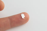 Permanent Arizona Shape Connector - 14kt gold filled or Sterling Silver - Made in the USA - Custom