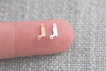 Cowboy Boots Connector - 14Kt Gold Filled or Sterling Silver- Boots Connectors - Bracelet or Necklace - Permanent Jewelry Supply