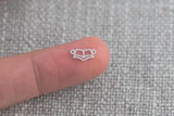 Book Connector - 14Kt Gold Filled or Sterling Silver- Book Connectors - Bracelet or Necklace - Permanent Jewelry Supply