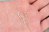 Gold Filled Greek Letter Connectors Sorority Fraternity Made in Texas USA