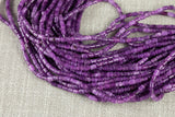 Purple Jade-Pastel Color- Barrel Smooth- 4x6mm- 15 inches