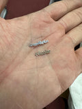 Custom Gold Filled Connectors - any WORD or NAME connector for Permanent Jewelry, sterling silver or gold filled