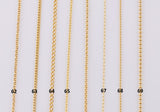 Gold Filled Chain by the Foot - USA Made Wholesale Chain - 14K Permanent Jewelry Chain Chains Perfect For Permanent Jewelry -Made in USA