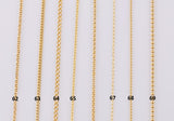 Gold Filled Chain by the Foot - USA Made Wholesale Chain - 14K Permanent Jewelry Chain Chains Perfect For Permanent Jewelry -Made in USA
