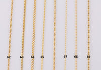 Gold Filled Chain by the Foot - USA Made Wholesale Chain - 14K Permanent Jewelry Chain Chains Perfect For Permanent Jewelry -Made in USA