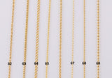 Gold Filled Chain by the Foot - USA Made Wholesale Chain - 14K Permanent Jewelry Chain Chains Perfect For Permanent Jewelry -Made in USA