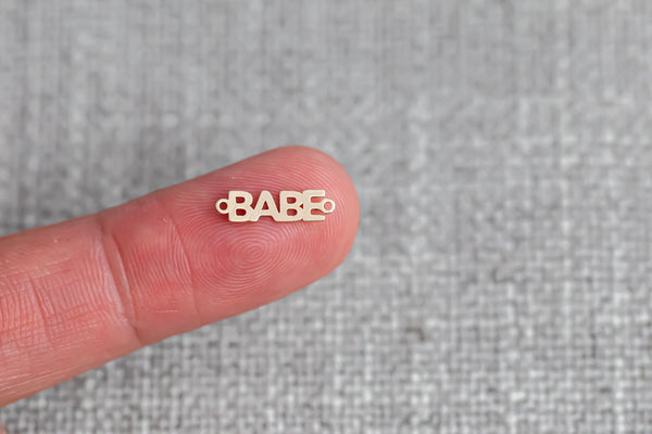 Babe Connectors - 14Kt Gold Filled or Sterling Mimi Connectors - For Permanent Jewelry Bracelet, Necklace, Ring - Permanent Jewelry Supply