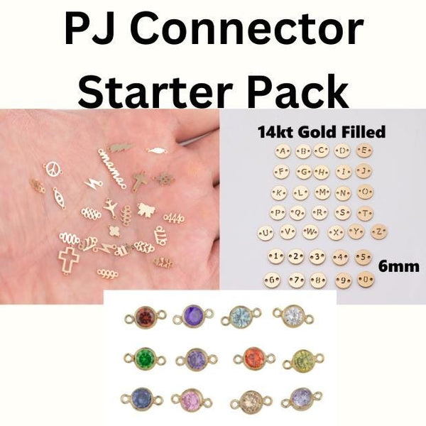Permanent Jewelry Connector Charm Starter Pack Connectors 14K Gold Filled Connectors