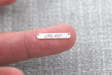 Personalized Bracelet or Necklace Monogram Initial Tag for permanent jewelry Supply, bulk, wholesale supplies for jewelry, charm bar