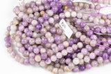 Natural Pink Amethyst Beads Smooth Round 4mm, 6mm, 8mm, 10mm, 12mm. Smooth Gemstone Beads A Quality