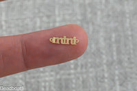Permanent Jewelry Connector Bestie Mama Sister Grammy Wifey Auntie Mini Mimi 14K Gold Filled 925 Sterling Silver Connectors Made in USA