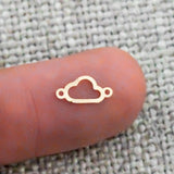 Cloud Connector - 14Kt Gold Filled Sterling Silver - Connectors - Permanent Jewelry Supply