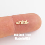 Mini Connector 14K Gold Filled or Sterling Silver Connectors - Bracelet or Necklace - Permanent Jewelry Connectors for Mother Daughter