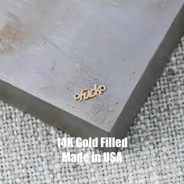 Fuck Connector Permanent Jewelry Connectors 14K Gold Filled or 925 Sterling Silver Gold Filled Connectors Bracelet Necklace Supply